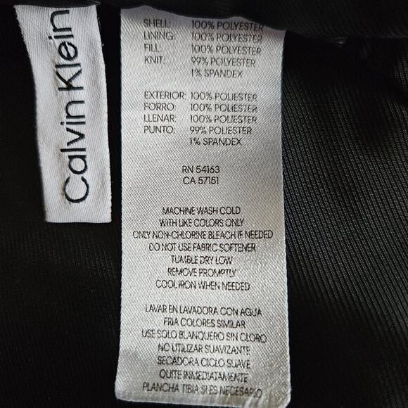 Calvin Klein Men's Quilted Bomber Jacket Camo Zipper Detail sz XXL EUC - Picture 5 of 9